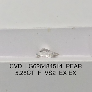 IGI chứng nhận 5.28ct <span class=keywords><strong>f</strong></span> <span class=keywords><strong>VS2</strong></span> bán buôn phòng thí nghiệm tạo ra Kim Cương cvd phòng thí nghiệm phát triển kim cương - Product Image 5