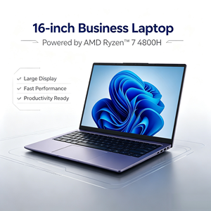 Ordinateur portable professionnel AMD Ryzen7 4800H 16 pouces, 8 cœurs 16 threads, AMD Radeon RX <span class=keywords><strong>Vega</strong></span> <span class=keywords><strong>7</strong></span>, WIFI6, DDR4, SATA 128 Go-1 To, TYPE-C - Product Image 1
