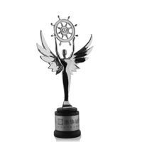 Nouveau trophée de la Statue de l'ange doré Offre Spéciale, trophée de danse, artisanat en métal pour cadeau Souvenir