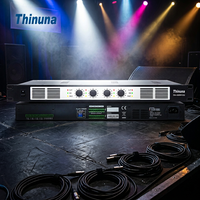 Amplificador de Potencia Digital Clase D Thinuna DA-4150H EU de 4 Canales, 1U, Montaje en Rack de 19 Pulgadas, 70V 100V, Voltaje Constante, para Sistemas PA