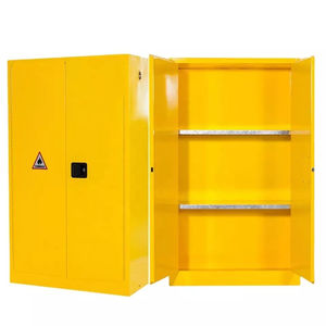 Güvenlik Metal laboratuar ekipmanları okul ve alışveriş merkezi depolama yanıcı maddeler için yanıcı depolama yangına dayanıklı kimyasal davul dolabı - Product Image 5