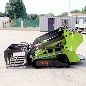 Mini-chargeuse compacte sur chenilles pour travaux municipaux, moteur essence Honda, pompe hydraulique à engrenages, pression de fonctionnement élevée 17 MPa - Product Image 3