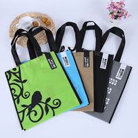 Ecológico Barato Comestibles Reutilizable Alta calidad Reciclable Venta caliente No tejido Compras Bolsa de mano ecológica con LOGO personalizado