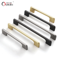 Oukali Style américain haute qualité prix compétitif concepteur 128Mm 160Mm poignées et boutons de porte d'armoire en zinc fantaisie