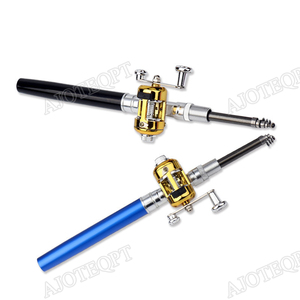 Obei — canne à pêche de poche Portable, accessoire télescopique avec Mini moulinet à la traîne - Product Image 2