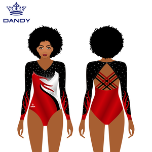 OEM thiết kế khiêu vũ leotards đào tạo dancewear ba lê tùy chỉnh Thể dục dụng cụ leotards cho đội - Product Image 2