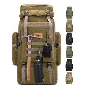 Sac à dos tactique imperméable de grande capacité 80L pour l'extérieur, sac de randonnée, sac de camping, sac à dos tactique Molle - Product Image 1