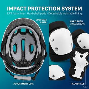 Casque de sécurité pour enfants, garçons et filles, pour le cyclisme, le roller et la trottinette, en matériau PCEPS, couleur unie - Product Image 3