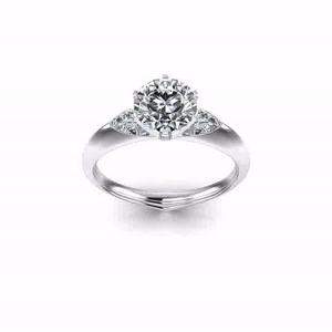 Montresor Infini ขายร้อนแหวนหมั้นเพชร14K สีเหลืองทอง2.40G แหวนแต่งงาน - Product Image 2