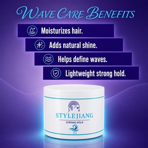 Pommade Deep 360 Wave pour Hommes 4oz – Fixation Forte, Brillance Naturelle, Définition des Ondulations, Hydratante, Application Facile, Coiffage Capillaire - Product Image 5