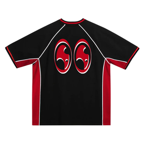 T-shirt da Corsa Bicolore alla Moda Unisex Manica Corta con Bordi a Contrasto - Product Image 2