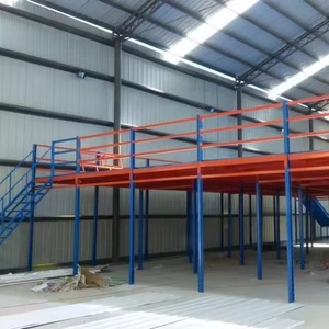 Plataforma de Aço para Mezanino de Alta Resistência com Escadas para Armazenamento em Armazém - Product Image 3