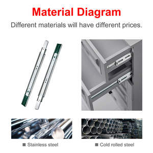 Giá Rẻ Giá Phòng Ngủ Hướng Dẫn Slide Đường Sắt Mềm Đóng Bóng Mang Tủ Ngăn Kéo Trượt Phụ Kiện Nhà Bếp Ngăn Kéo Đường Sắt - Product Image 4