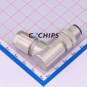 C12A-MRA-8C-SH Circular (Cable) Connector Connector ( Jack Specification: M12 )( Total PIN Count: 8P )( Gender: Male ) - Product Image 2