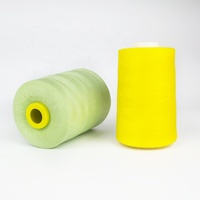 Fil à coudre en polyester haute vitesse blanc 40/2 50/2, 1 kg, teint, certifié OEKO, résistant à l'abrasion, prix usine