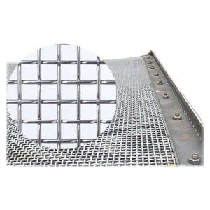 Filtres en maille de fil métallique tissé ondulé robuste en acier inoxydable, résistants aux acides, certifiés ISO9001 - Product Image 1