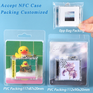 SUNSHING Printed Photo <b>Custom</b> NFC Music Box Micro Key Chain Pendant Pocket Blank Album Disc Case Mini <b>CD</b> Keychain Charm - Product Image 2