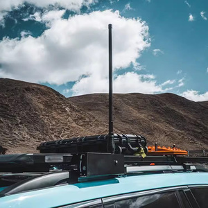 Connecteur UHF, talkie-walkie, antenne longue en fibre de verre, portée 144/430 MHz, compatible avec les radios mobiles, adapté aux voyages en plein air - Product Image 2