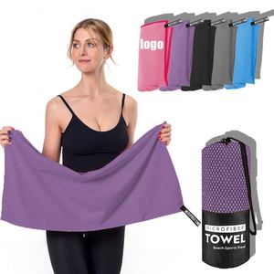 Serviette de sport en microfibre à séchage rapide pour la gym, le yoga et la natation, légère et absorbante pour l'extérieur (vente en gros) - Product Image 1