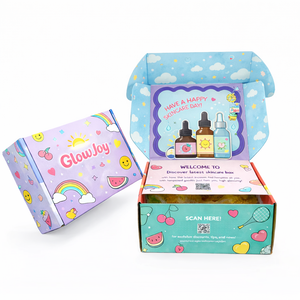 Caja de Embalaje Cosmético Personalizada Ecológica de Lujo, Caja de Cartón Corrugado para Set de Cuidado de la Piel, Impresión Personalizada OEM, Mayorista - Product Image 5