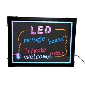 Tùy Chỉnh Kích Thước Treo Erasable <span class=keywords><strong>Led</strong></span> Quảng Cáo Huỳnh Quang Bằng Văn Bản Hội Đồng Quản Trị - Product Image 3
