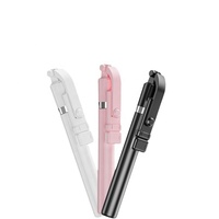 Support de téléphone extensible de 17 mètres pour perche à selfie, trépied sur pied télescopique portable rotatif intelligent avec lumière d'appoint et télécommande