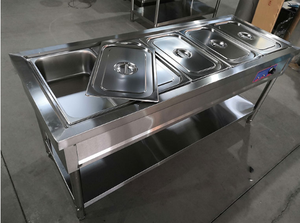 Penghangat Makanan Induksi/Penghangat Sup Induksi Bain Marie Troli Prasmanan - Product Image 4