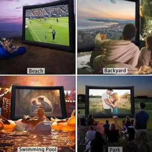 Pantalla de Cine Inflable para Exteriores, Resistente a <span class=keywords><strong>la</strong></span> Intemperie, de PVC/Tela Oxford, Fácil de Instalar, para Escuelas y Comunidades - Product Image 6