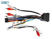 Faisceau de câblage d'alimentation pour autoradio, décodeur CANBUS compatible Fiat 2014, adaptateur d'unité principale de navigation, câble d'assemblage avec isolation en PVC