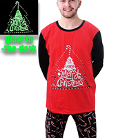 Vêtements de nuit à imprimé de Noël, doux et respirants, tenue à manches longues pour la famille, ensemble de Noël assorti pour la famille, pyjamas rayés
