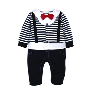 Ropa de otoño para bebé, pelele, chaleco de Caballero, pelele bonito, ropa para bebés recién nacidos, vestido de un año, Mono para bebé - Product Image 4
