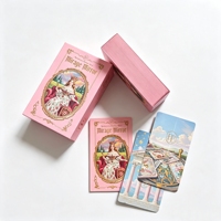 Tarjetas de Tarot Oracle con Lámina Rosa, Personalizadas con Logotipo, de Lujo y Duraderas, al por Mayor, con Guía, Impresión Personalizada OEM