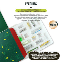 Coffret cadeau de leurres de pêche Selco, assortiment de crankbaits et spinnerbaits, surprise aléatoire