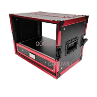 Boîtier de transport professionnel en aluminium Goodcase 8U pour microphones avec tiroir 2U