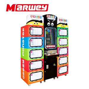 Marwey centre commercial monnayeur Arcade jouet vente <span class=keywords><strong>color</strong></span>é fou monstre prix grue poupée cadeaux Machine de jeu - Product Image 4