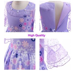 <span class=keywords><strong>Encanto</strong></span> Isabella <span class=keywords><strong>Mirabel</strong></span> <span class=keywords><strong>Robe</strong></span> Avec Sac Werath Enfants Anniversaire Cosplay Fête Costume Filles Fantaisie Princesse Halloween Carnaval Costume - Product Image 2