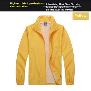 Autumn Group Work Clothes Customized <strong>Men's</strong> Women's Windbreaker Logo Printed <strong>Long</strong> <strong>Sleeve</strong> Windproof Jackets <strong>Vests</strong> Waistcoats - Product Image 5