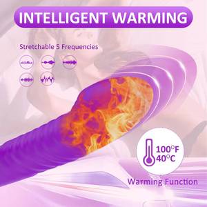 Gode Vibrateur Pour Femmes Sex Toys Godes Couple <span class=keywords><strong>Lesbienne</strong></span> Chauffage Stretching Insertion Stimulant Orgasme Vaginal Lapin Femelle To - Product Image 2