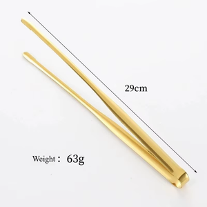 304 Stainless Steel <b>Serving</b> <b>Tongs</b> | Premium Food Clip for Steak, Bread & Candy - Product Image 2