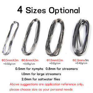 <span class=keywords><strong>Hilo</strong></span> de alambre de plomo para atado de moscas, <span class=keywords><strong>hilo</strong></span> pesado suave y redondo de 0,5mm, 0,8mm, 1mm y 2mm - Product Image 3