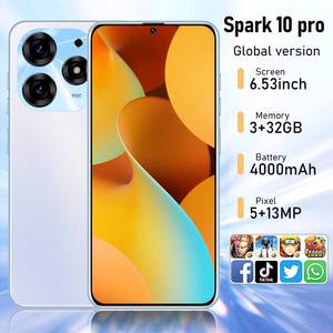 <span class=keywords><strong>Teno</strong></span> Spark 10 Pro 5G LTE/CDMA HD Octa Core สมาร์ทโฟนแบบ Dual SIM 8GB รุ่น EU รองรับการปลดล็อคด้วยใบหน้า แบตเตอรี่ 4000mAh กล้องหน้า 5MP กล้องหลัง 13MP - Product Image 4