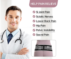 Gran oferta, cinturón de soporte pélvico de neopreno, envoltura de vientre posparto para mujer, soporte de cadera para articulación sacroilíaca para protección - Product Image 5