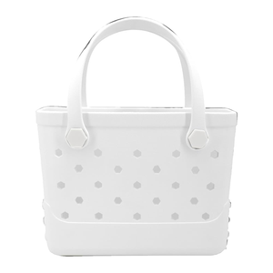 Bolsa de Playa de EVA Impermeable y Lavable, Diseño Nuevo, Bolso de Mano de Silicona y Goma, Bolsa de Playa de EVA para Mujer, Grande, Mediana y Pequeña - Product Image 1