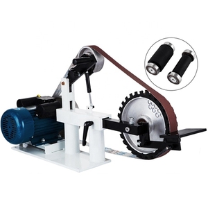 2 X 72 Belt Grinding Machine Metal Plate <strong>Sand</strong> Knife Belt <strong>Grinder</strong> Machine - Product Image 1