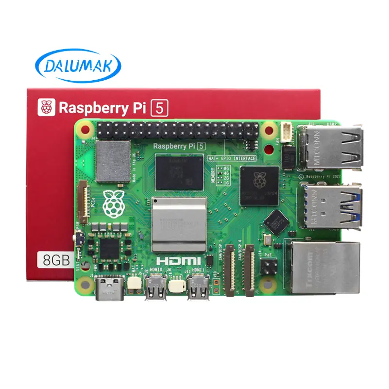 New Raspberry Pi 5 MODEL 4GB 8GB RAM BCM2712 Linux computer in stock Original Single Development Board Kits Raspberry Pi 5