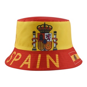 Chapeau Bob Drapeau Espagnol 2026 Coupe du Monde de Football – Vente en Gros Casquette Sportive Extérieure Drapeau National Espagnol B-4277 - Product Image 1