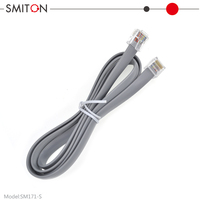 Câble téléphonique RJ45 plat à 8 cœurs de haute qualité 8P8C 26AWG câble téléphonique modulaire avec conducteur en cuivre