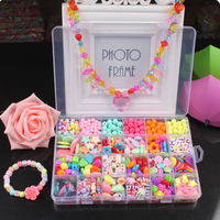 Kits de fabrication de colliers, bracelets, bijoux, ensembles de jouets pour filles, cadeaux pour enfants, perles faites à la main, bricolage, artisanat, boîte, jouet éducatif