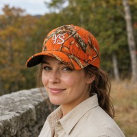 Casquette de baseball camouflage personnalisée avec logo brodé 3D, découpe laser, dos réglable, fermeture snapback pour la chasse en extérieur avec motif camouflage lumineux