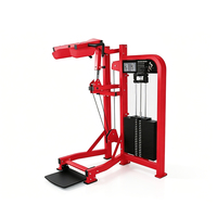 Machine professionnelle de levée de mollets debout à charge par poulie pour la musculation des mollets